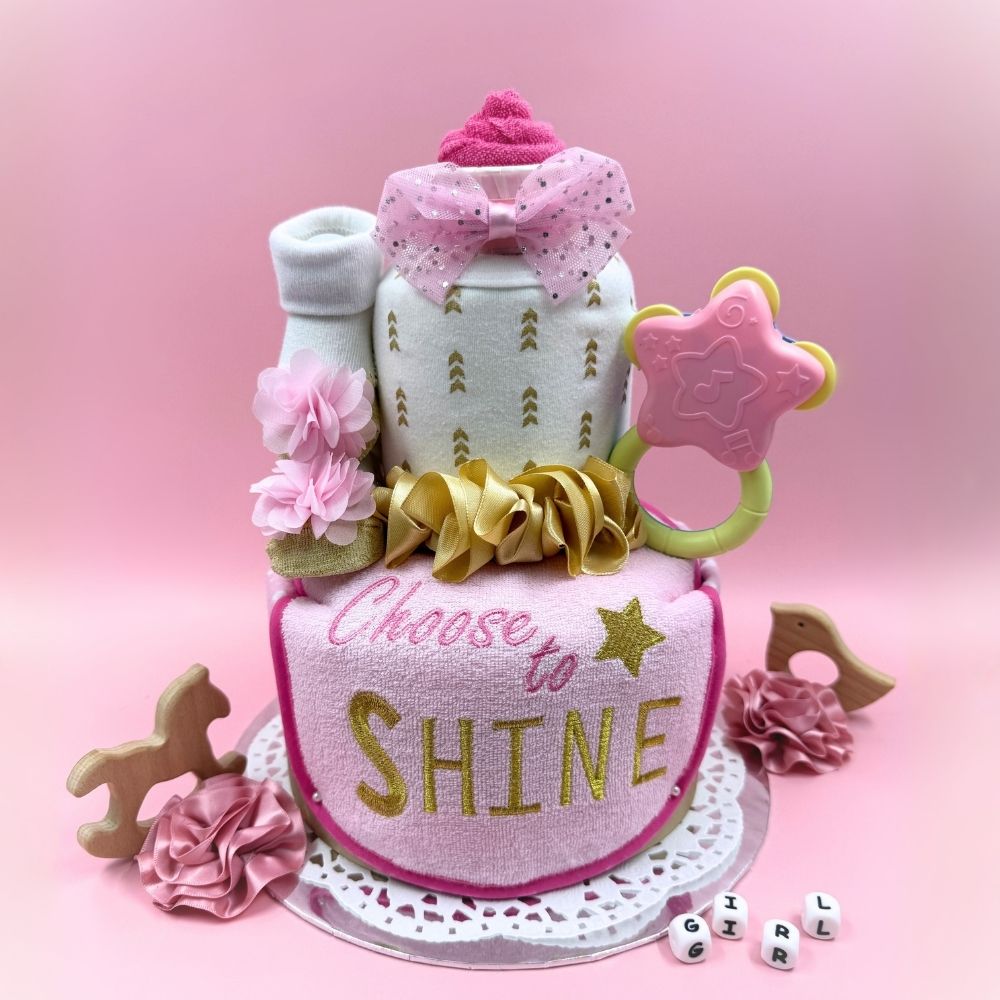 Golden Star Glimmer Cake